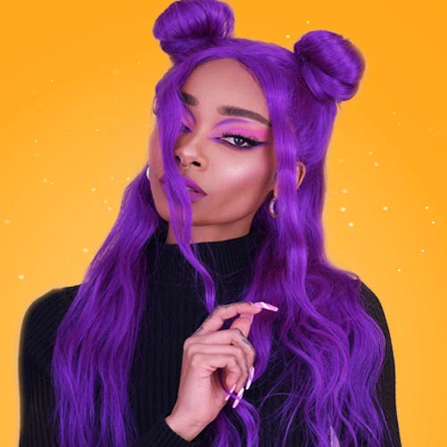 Purple Colored Wig