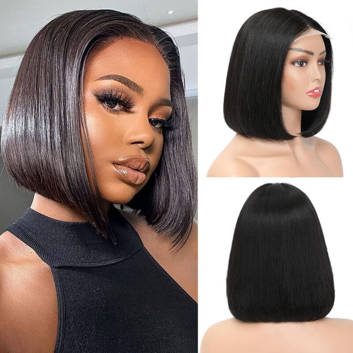 Flash Sale $189=2 Human Hair Wigs| Buy 26inch Colored Body Wave 13x4 Lace Wig Get a 4x4 Glueless Straight Bob Wig For Free