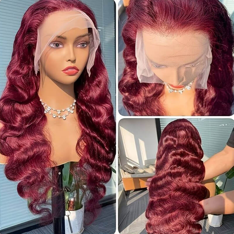 Flash Sale $189=2 Human Hair Wigs| Buy 26inch Colored Body Wave 13x4 Lace Wig Get a 4x4 Glueless Straight Bob Wig For Free