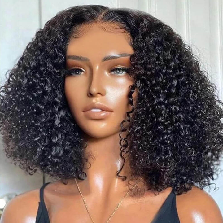 Flash Sale $199=2 Human Hair Wigs| Buy 26inch Colored Straight 13x4 Lace Wig Get a 14inch Curly Glueless 4x4 Bob Wig For Free