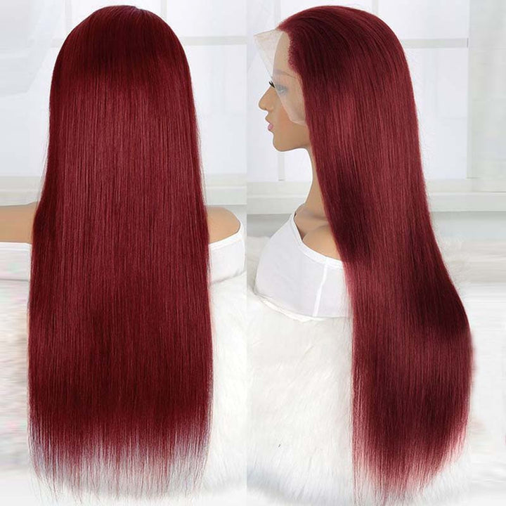 Flash Sale $199=30inch Wig| eullair TikTok Trendy Bomb Pre Colored 13x4 Lace Frontal Human Hair Wig Invisible Lace