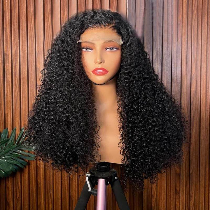 Flash Sale| eullair Wear Go 5x5 Glueless Human Hair Wig 250% Density Full & Thick Pissy Curly Lace Closure Wig For Black Women