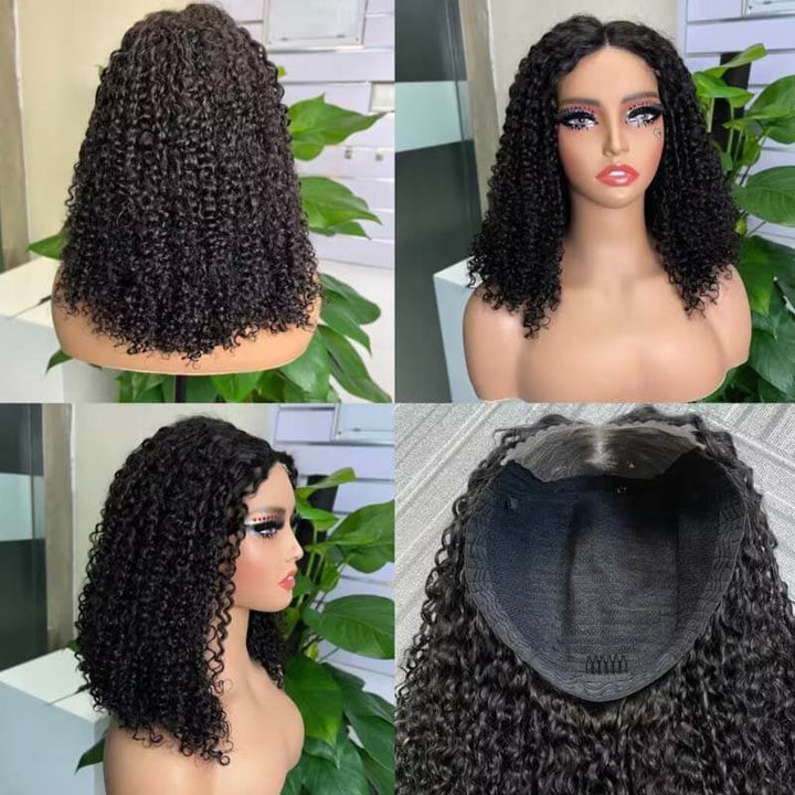 Flash Sale| eullair Wear Go 5x5 Glueless Human Hair Wig 250% Density Full & Thick Pissy Curly Lace Closure Wig For Black Women