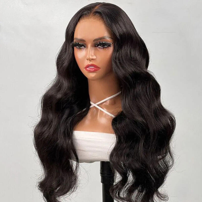 eullair Wear Go Glueless Wig Body Wave 6x4 5x5 Lace Wig Pre Cut Lace Beginner Friendly Pre Plucked Hairline 3D Elastic Dome Cap
