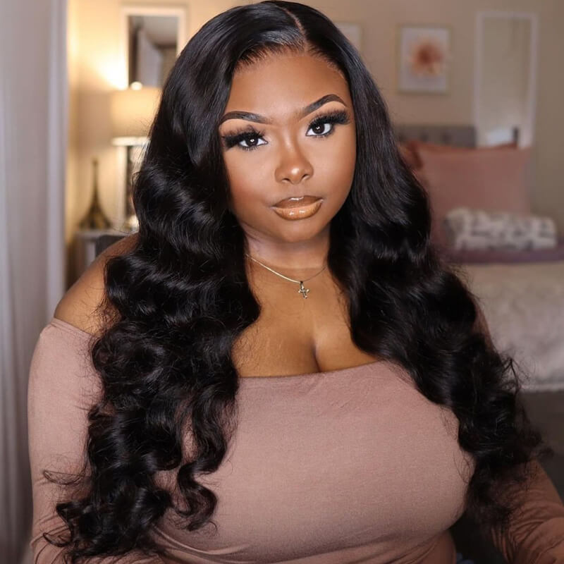 12A Super Grade | eullair Double Drawn Human Hair Wigs Bone Straight HD Lace Frontal Wig