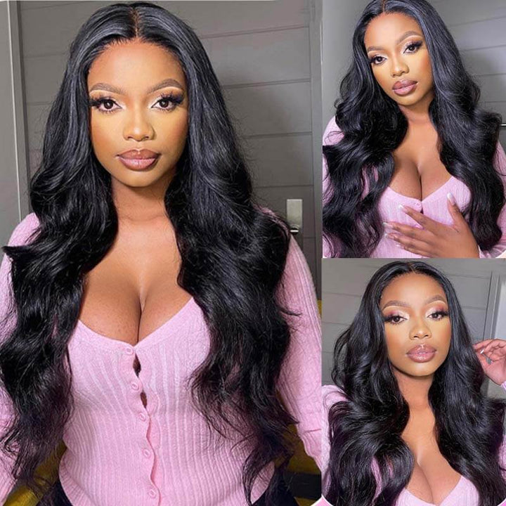 Flash Sale | eullair Most Affordable Straight/Body Wave/Curly/Yaki Straight Human Hair 4x4/13x4/13x6 Lace Frontal Wigs For Black Women