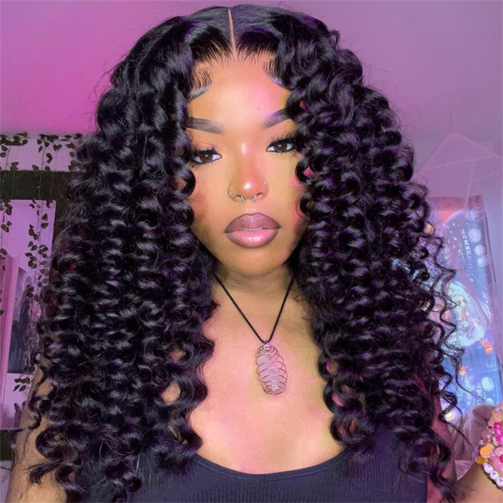 eullair Miro Loose Human Hair Wig Fluffy Curly Glueless Lace Frontal Wig For Women| New Arrival