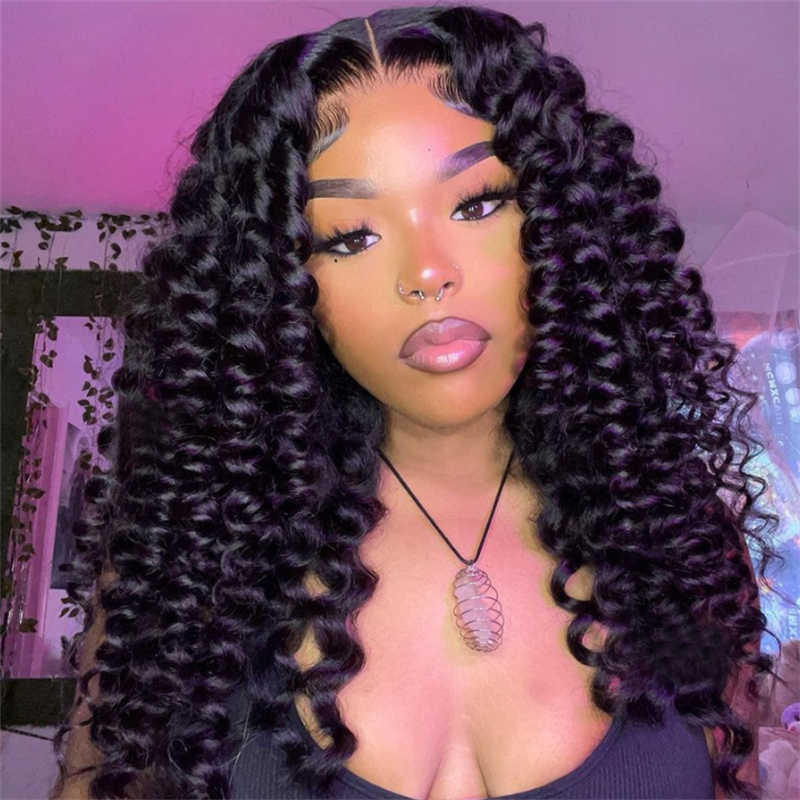 eullair Miro Loose Human Hair Wig Fluffy Curly Glueless Lace Frontal Wig For Women| New Arrival