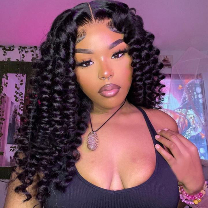 eullair Miro Loose Human Hair Wig Fluffy Curly Glueless Lace Frontal Wig For Women| New Arrival