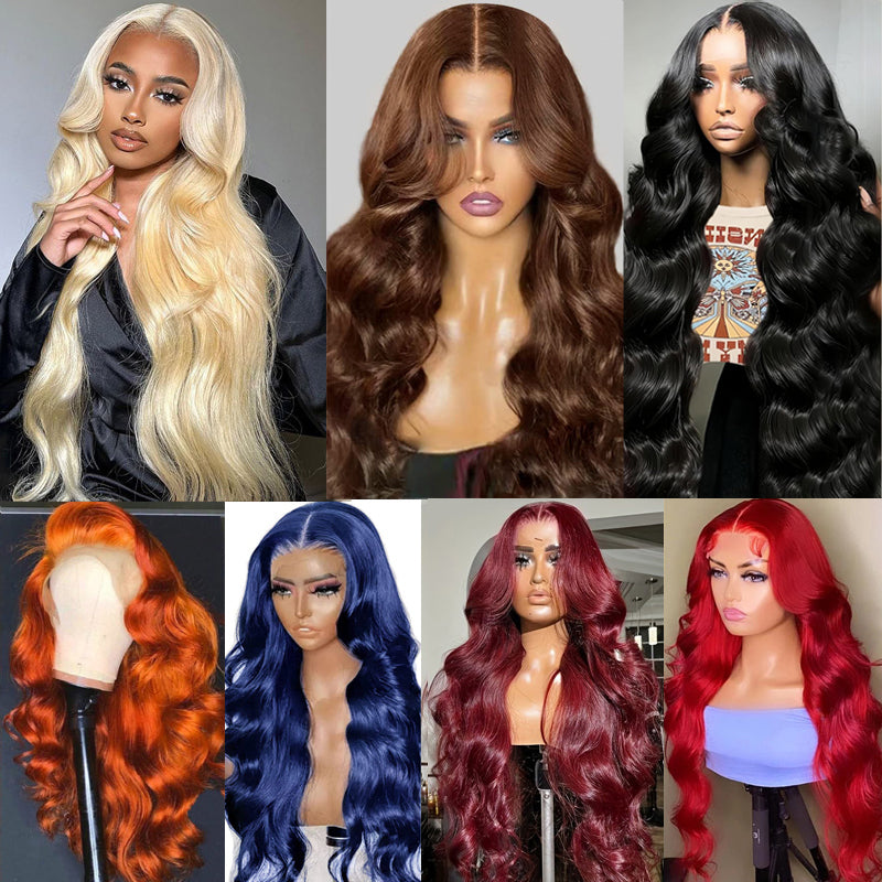 Flash Sale $199=30inch| Fabulous Fall Wavy Colored Wig! eullair Affordable Body Wave Human Hair 13x4 Lace Frontal Wig| Cost-effective Choice