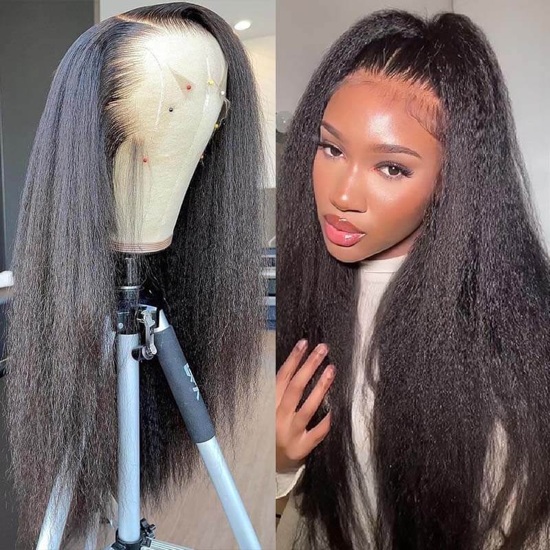 Flash Sale | eullair Most Affordable Straight/Body Wave/Curly/Yaki Straight Human Hair 4x4/13x4/13x6 Lace Frontal Wigs For Black Women