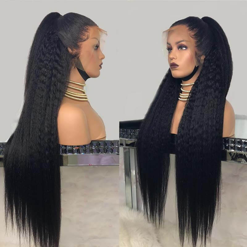 Flash Sale | eullair Most Affordable Straight/Body Wave/Curly/Yaki Straight Human Hair 4x4/13x4/13x6 Lace Frontal Wigs For Black Women