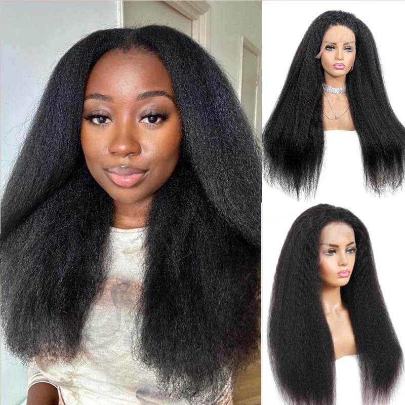 Flash Sale | eullair Most Affordable Straight/Body Wave/Curly/Yaki Straight Human Hair 4x4/13x4/13x6 Lace Frontal Wigs For Black Women