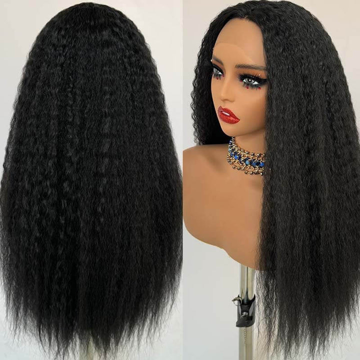 Flash Sale | eullair Most Affordable Straight/Body Wave/Curly/Yaki Straight Human Hair 4x4/13x4/13x6 Lace Frontal Wigs For Black Women