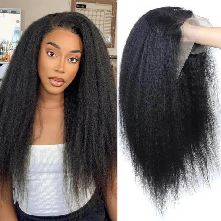 Flash Sale | eullair Most Affordable Straight/Body Wave/Curly/Yaki Straight Human Hair 4x4/13x4/13x6 Lace Frontal Wigs For Black Women