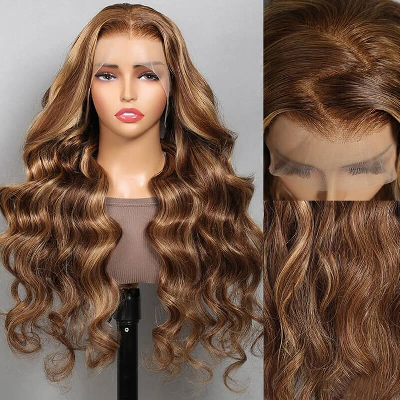 Flash Sale Pre Colored 13x6 Lace Frontal Wig Body Wave/Straight Human Hair Wig For Black Women