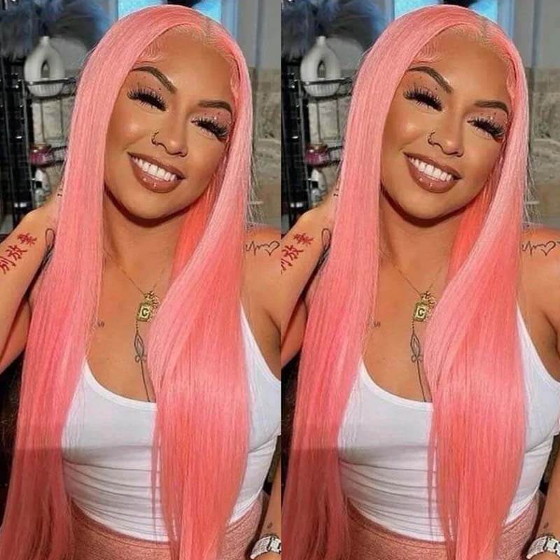 Flash Sale $199=30inch Wig| eullair TikTok Trendy Bomb Pre Colored 13x4 Lace Frontal Human Hair Wig Invisible Lace