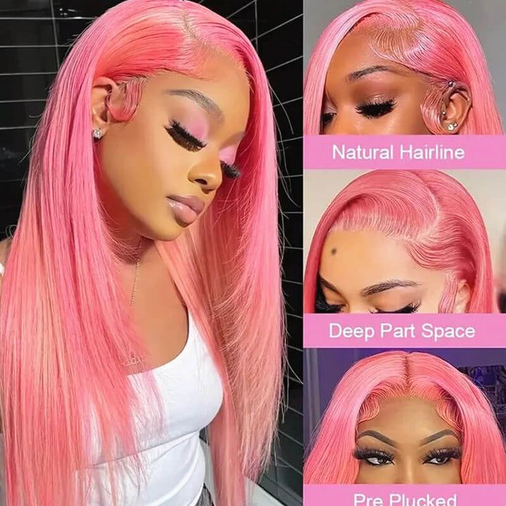 Flash Sale $199=30inch Wig| eullair TikTok Trendy Bomb Pre Colored 13x4 Lace Frontal Human Hair Wig Invisible Lace