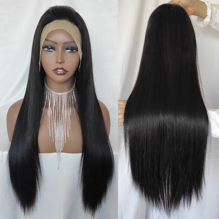 12A Super Grade | eullair Double Drawn Human Hair Wigs Bone Straight HD Lace Frontal Wig