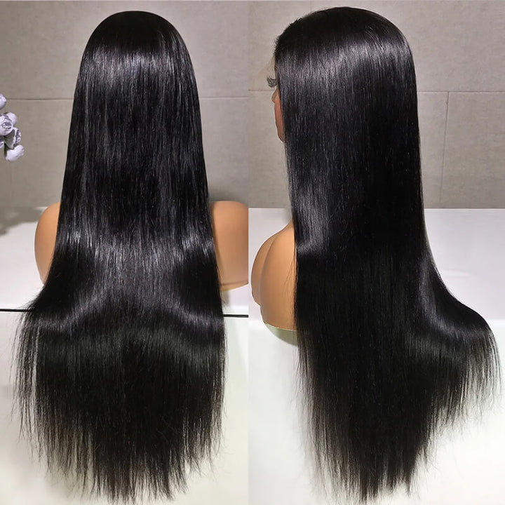 12A Super Grade | eullair Double Drawn Human Hair Wigs Bone Straight HD Lace Frontal Wig