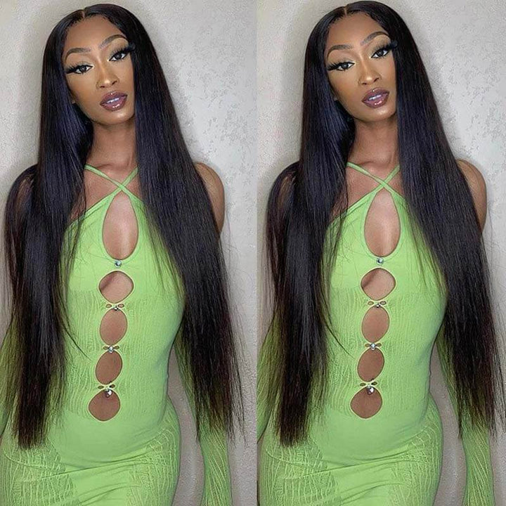 Flash Sale | eullair Most Affordable Straight/Body Wave/Curly/Yaki Straight Human Hair 4x4/13x4/13x6 Lace Frontal Wigs For Black Women