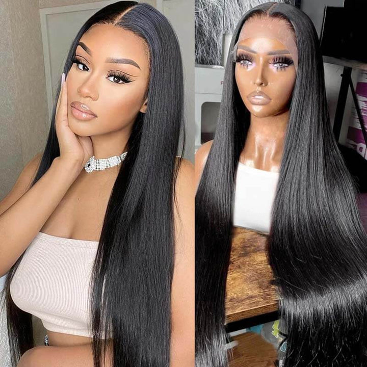 Flash Sale | eullair Most Affordable Straight/Body Wave/Curly/Yaki Straight Human Hair 4x4/13x4/13x6 Lace Frontal Wigs For Black Women