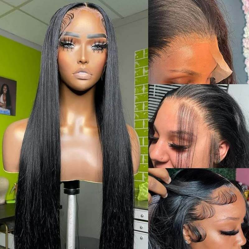 Flash Sale | eullair Most Affordable Straight/Body Wave/Curly/Yaki Straight Human Hair 4x4/13x4/13x6 Lace Frontal Wigs For Black Women