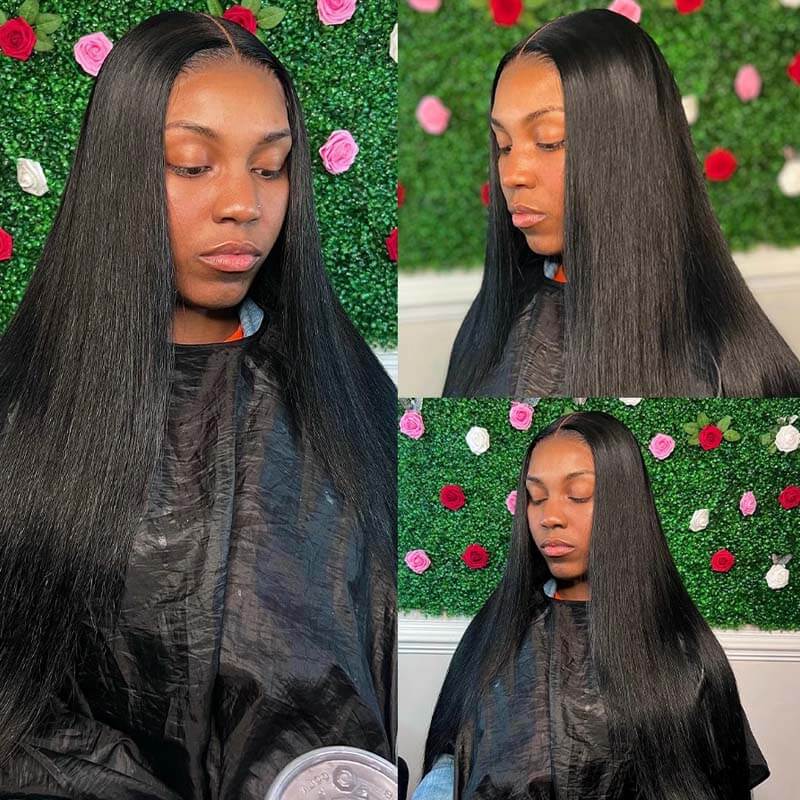 Flash Sale | eullair Most Affordable Straight/Body Wave/Curly/Yaki Straight Human Hair 4x4/13x4/13x6 Lace Frontal Wigs For Black Women