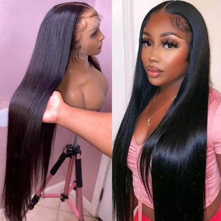 Flash Sale | eullair Most Affordable Straight/Body Wave/Curly/Yaki Straight Human Hair 4x4/13x4/13x6 Lace Frontal Wigs For Black Women