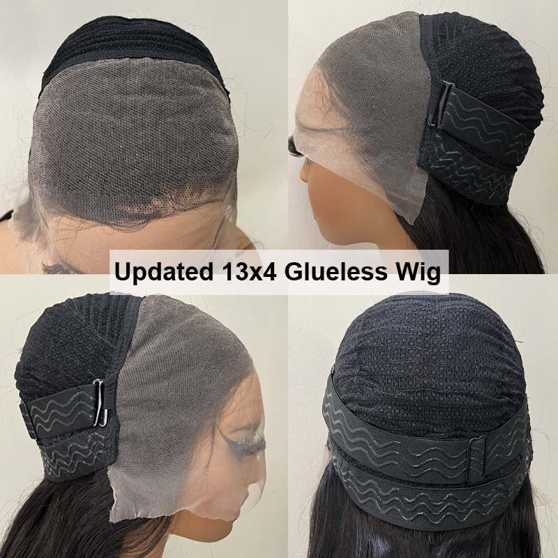 eullair Wear and Go Glueless Wigs Human Hair 7x6 9x6 PartingMax Bye Bye Knots Lace Front Wigs Pre Bleached Pre Plucked Loose Deep Wave Wig