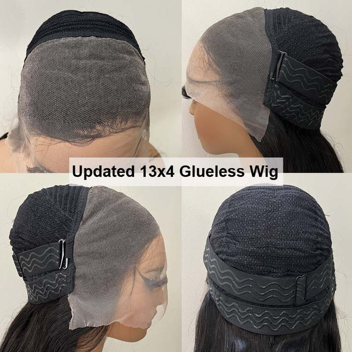 eullair Wear and Go Glueless Wigs Human Hair 7x6 9x6 PartingMax Bye Bye Knots Lace Front Wigs Pre Bleached Pre Plucked Loose Deep Wave Wig