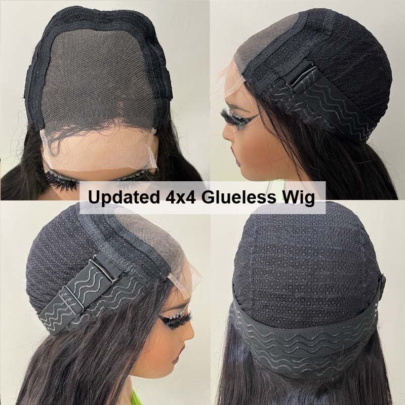 eullair PartingMax Glueless Wig Deep Wave 7x6 9x6 Lace Front Wig Bleached Knots Ready To Go Pre Plucked Hairline Bye Bye Knots Human Hair Wigs