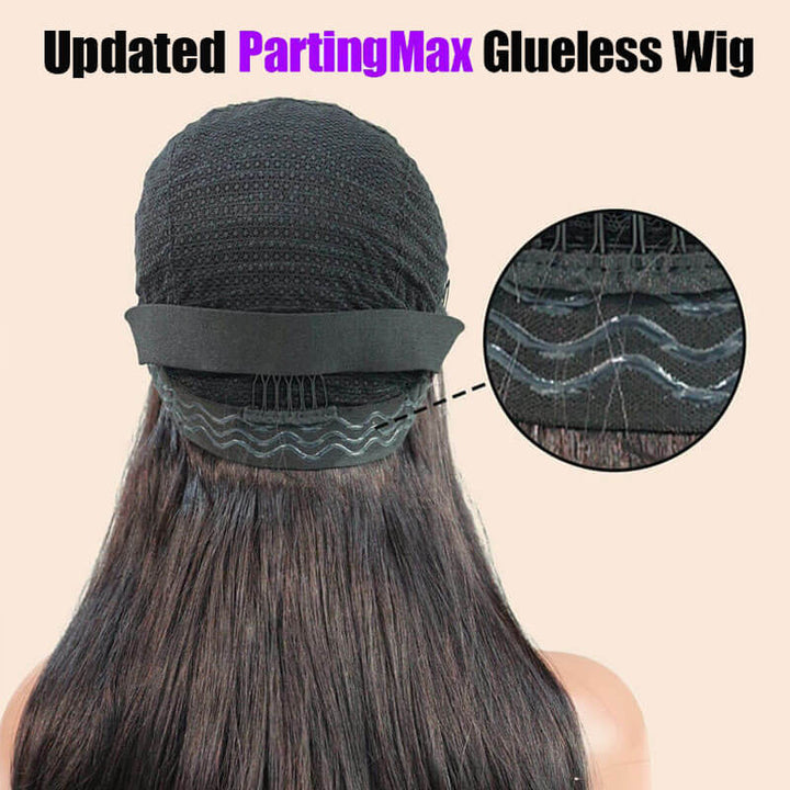 eullair PartingMax Glueless Wig Deep Wave 7x6 9x6 Lace Front Wig Bleached Knots Ready To Go Pre Plucked Hairline Bye Bye Knots Human Hair Wigs