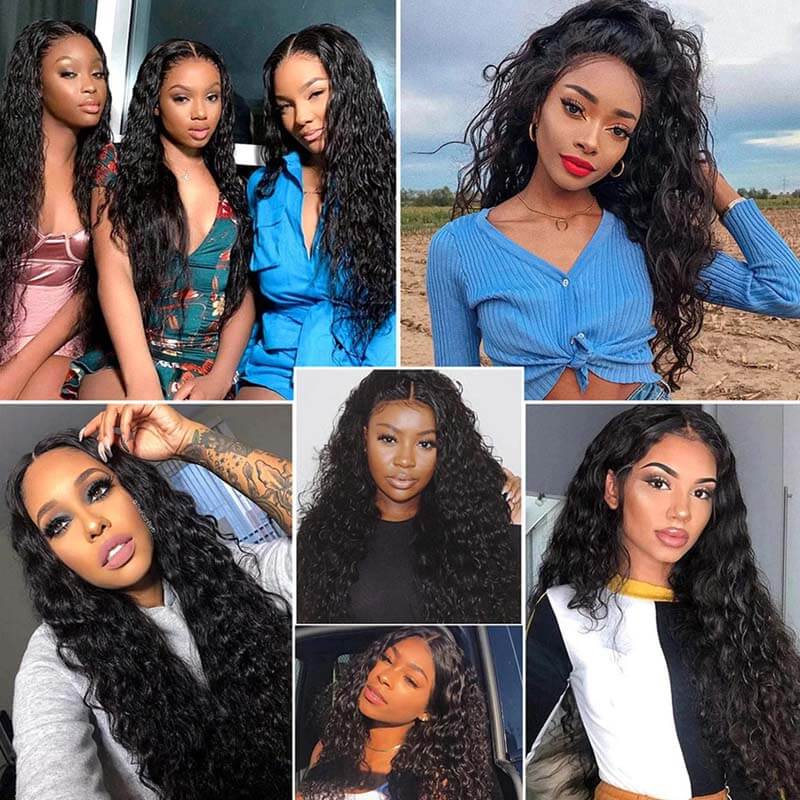 Flash Sale | eullair Most Affordable Straight/Body Wave/Curly/Yaki Straight Human Hair 4x4/13x4/13x6 Lace Frontal Wigs For Black Women