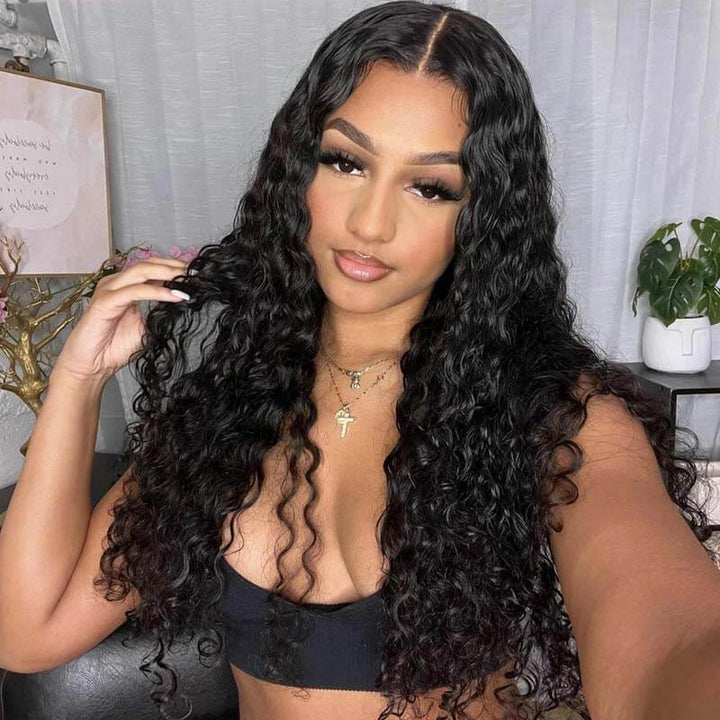 Flash Sale | eullair Most Affordable Straight/Body Wave/Curly/Yaki Straight Human Hair 4x4/13x4/13x6 Lace Frontal Wigs For Black Women